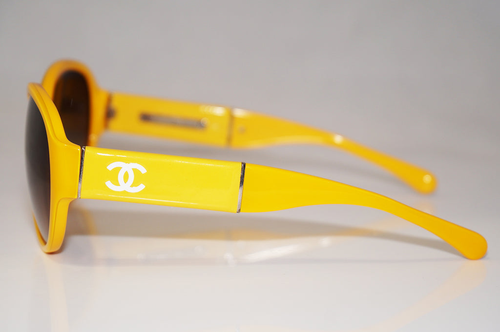 CHANEL Womens Designer Sunglasses Yellow Oval 5229Q C124B 16209