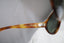 RAY-BAN 1990 Vintage Womens Designer Sunglasses Brown Oval JANESCA 1 14929
