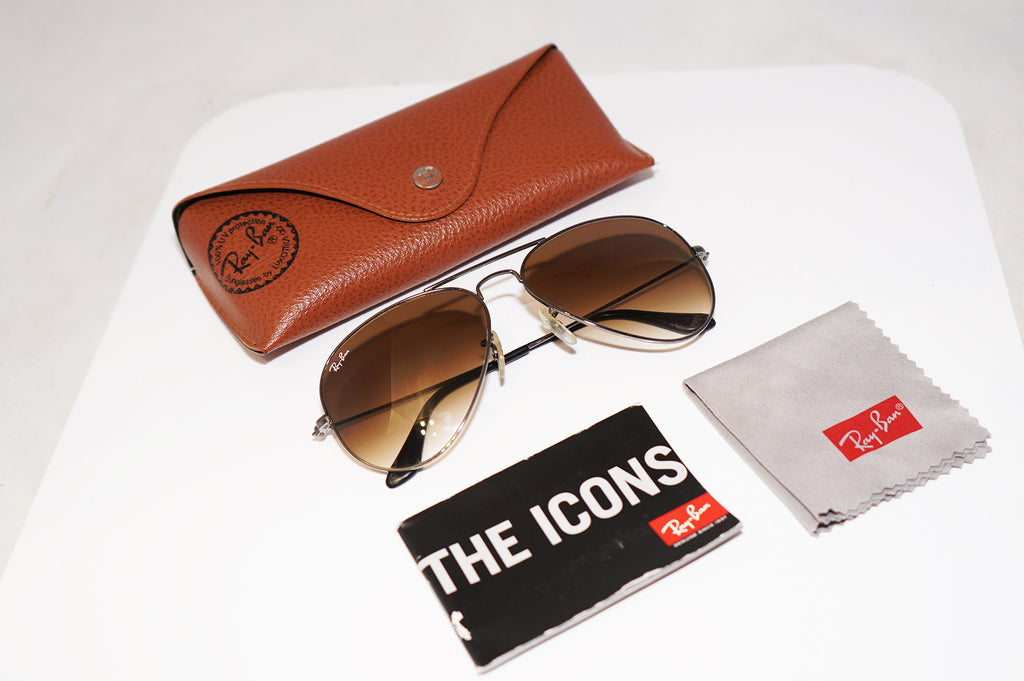 RAY-BAN Mens Designer Sunglasses Silver Aviator RB 3025 004/51 16109