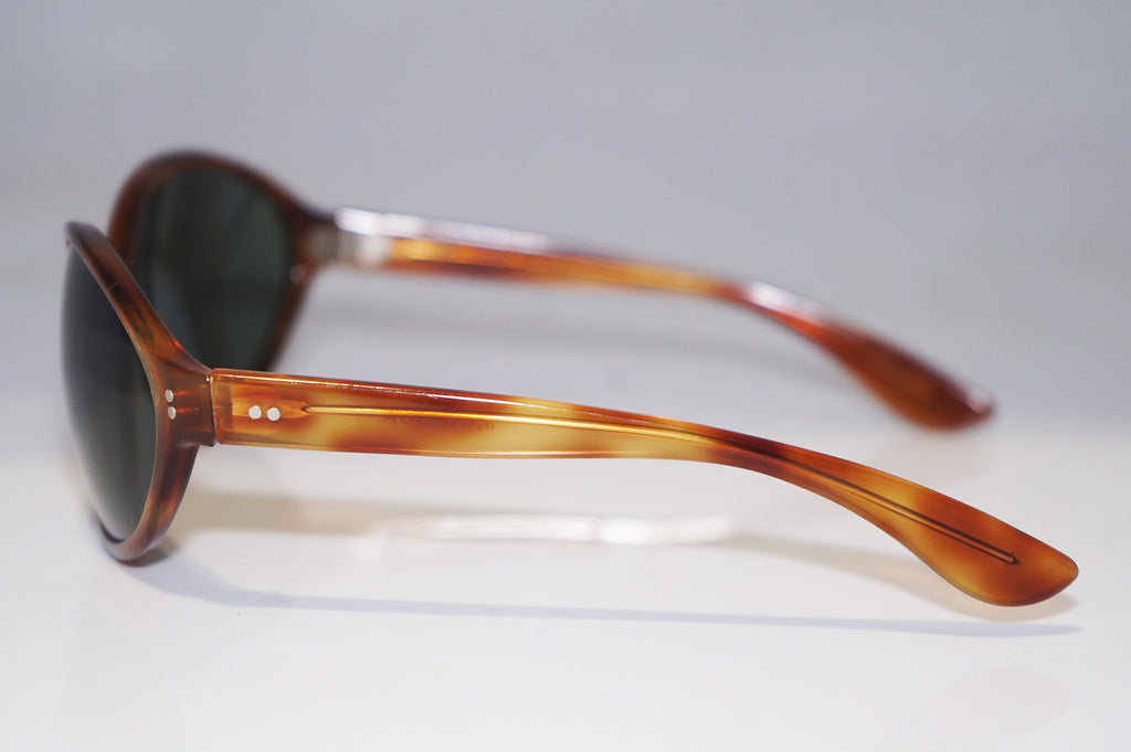 RAY-BAN 1990 Vintage Womens Designer Sunglasses Brown Oval JANESCA 1 14929