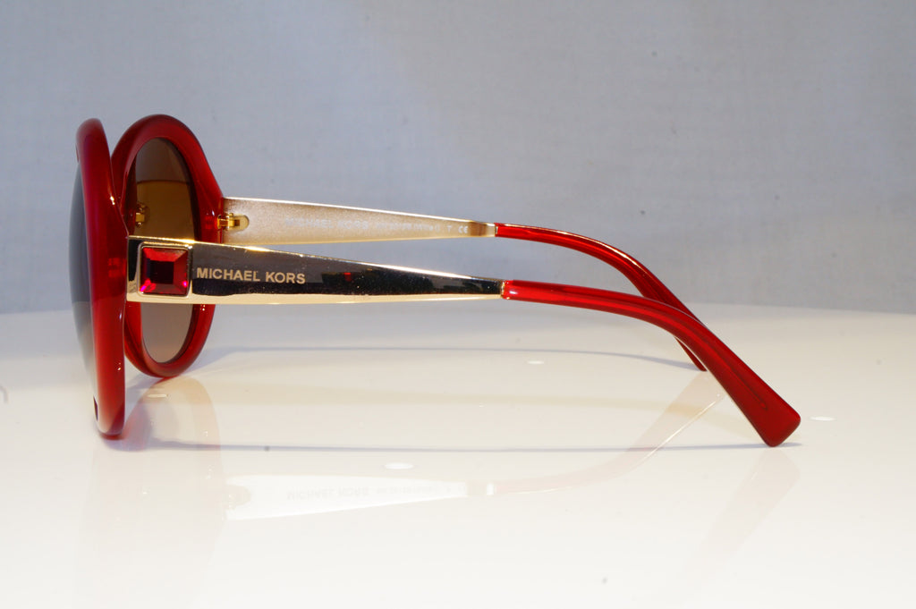 MICHAEL KORS Womens Diamante Designer Sunglasses Red MK 2015B Willa 308913 19383