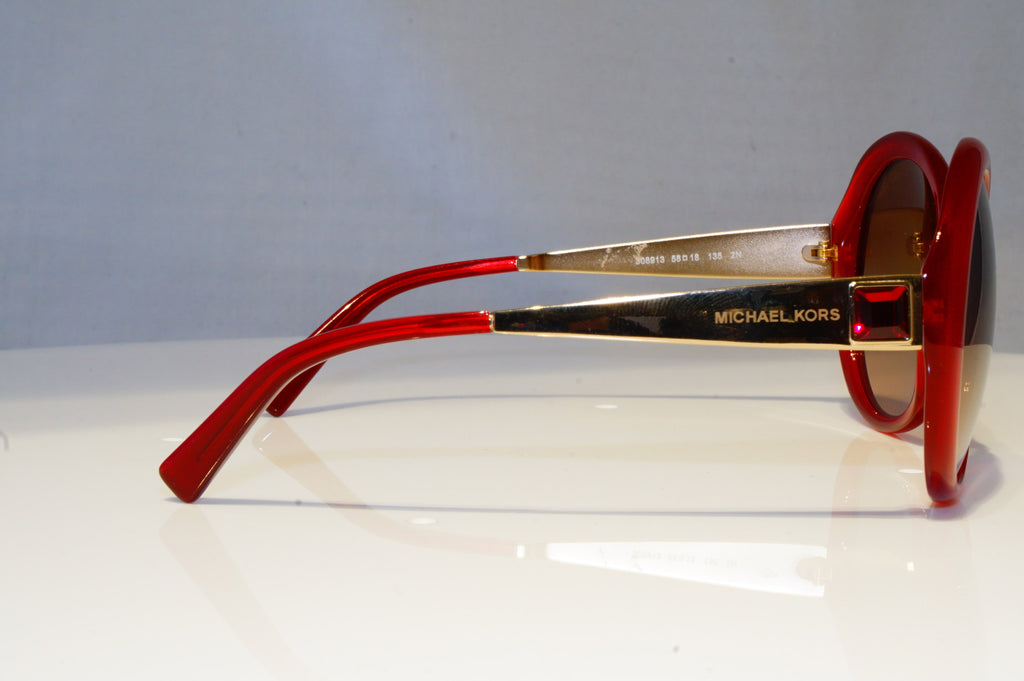 MICHAEL KORS Womens Diamante Designer Sunglasses Red MK 2015B Willa 308913 19383