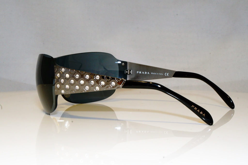 PRADA Mens Womens Unisex Boxed Designer Sunglasses Shield SPR 60I 5AV-1A1 16855