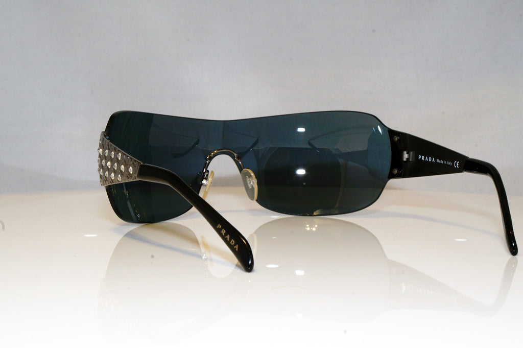 PRADA Mens Womens Unisex Boxed Designer Sunglasses Shield SPR 60I 5AV-1A1 16855