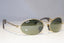 RAY-BAN Mens Vintage 1990 Designer Sunglasses Silver Oval ORBS II 19372
