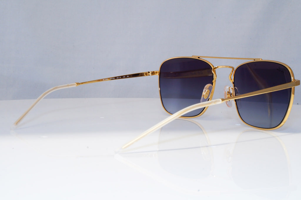 RAY-BAN Mens Designer Sunglasses Black Square GOLD RB 3588 9054/8G 22106