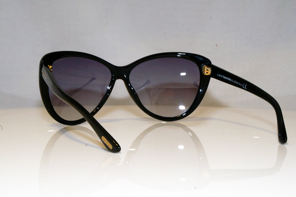 TOM FORD Womens Boxed Designer Sunglasses Black Cat Eye TF 230 01B 17430