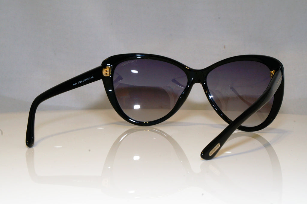 TOM FORD Womens Boxed Designer Sunglasses Black Cat Eye TF 230 01B 17430