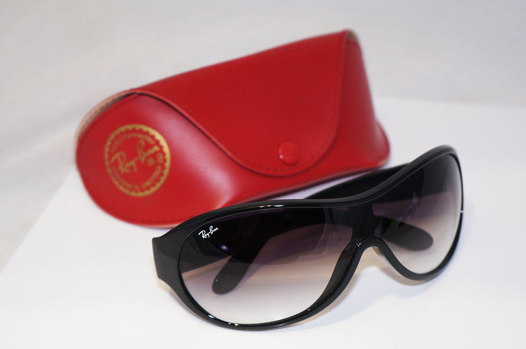 RAY-BAN Womens Designer Sunglasses Black Shield RB 4081 601/8G 16206