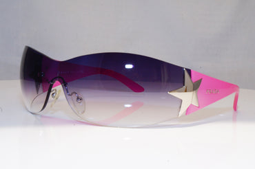 PRADA Mens Womens Designer Sunglasses Pink Shield STAR SPR 72G 1BC-5D1 18703