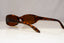 RAY-BAN Womens Polarized Vintage Sunglasses Brown Rectangle RB 4063 642/57 22101