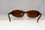 RAY-BAN Womens Polarized Vintage Sunglasses Brown Rectangle RB 4063 642/57 22101
