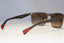 PRADA Mens Designer Sunglasses Grey Rectangle SPS 56P DG1-1X1 19521