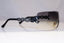 VERSACE Womens Diamante Designer Sunglasses Black Shield 2043-B 1009/8G 18709