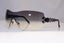 VERSACE Womens Diamante Designer Sunglasses Black Shield 2043-B 1009/8G 18709