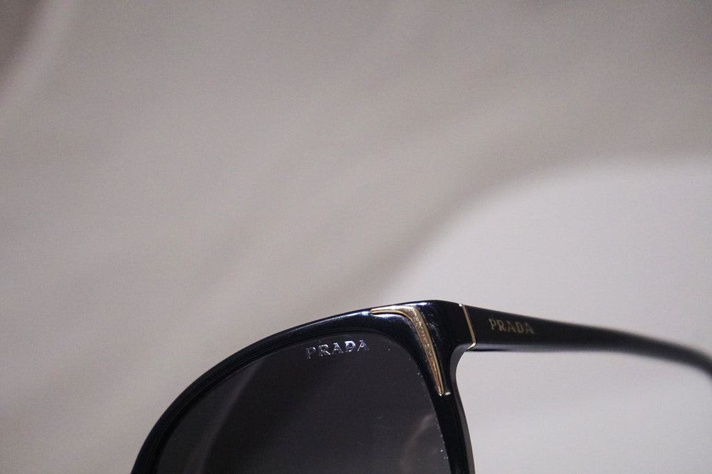 PRADA Womens Designer Polarized Sunglasses Black Butterfly SPR 01O 1AB-5W1 15037