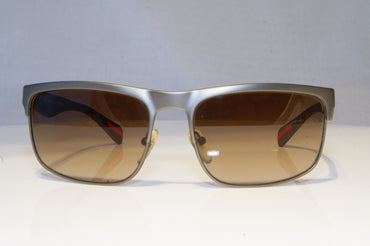 PRADA Mens Designer Sunglasses Grey Rectangle SPS 56P DG1-1X1 19521
