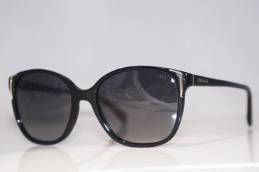 PRADA Womens Designer Polarized Sunglasses Black Butterfly SPR 01O 1AB-5W1 15037