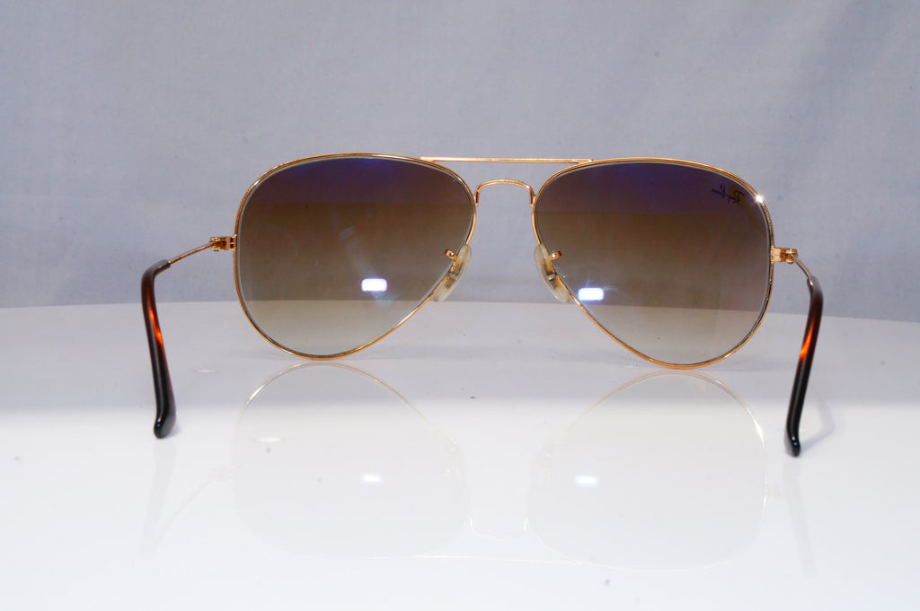 RAY-BAN Mens Designer Sunglasses Gold Pilot RB 3025 001/51 22110