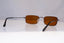 RAY-BAN Mens Vintage 1990 Designer Sunglasses Brown Rectangle RB 3133 012 18686