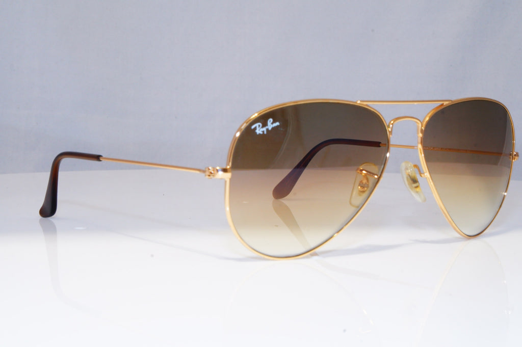 RAY-BAN Mens Designer Sunglasses Gold Pilot RB 3025 001/51 22110
