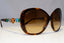 BVLGARI Womens Vintage 1990 Designer Sunglasses Brown Butterfly 846 502/73 19192