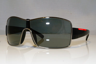 PRADA Mens Designer Sunglasses Black Shield SKI  SPS 50E 5AV-1A1 16771