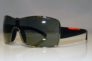 PRADA Mens Designer Sunglasses Black Shield SKI  SPS 50E 5AV-1A1 16771