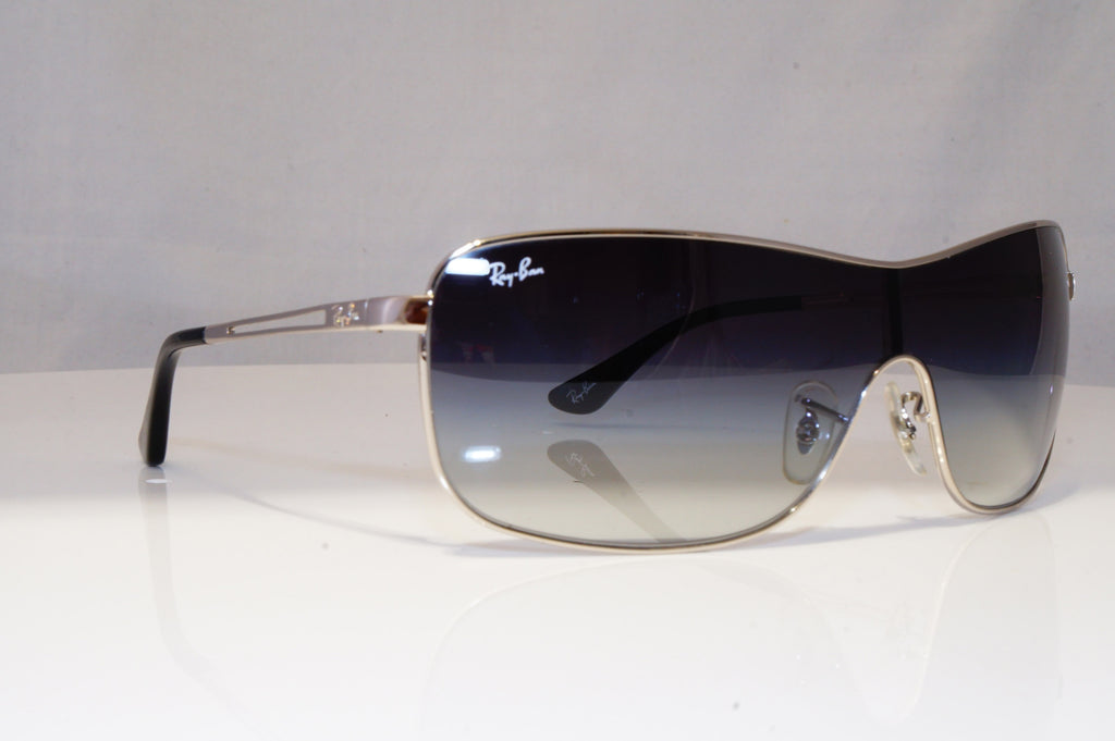 RAY-BAN Mens Womens Designer Sunglasses Silver Shield RB 3466 003/8G 22100