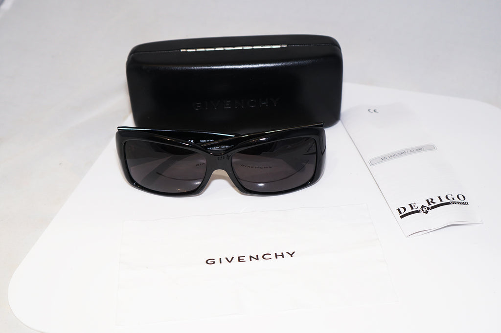 GIVENCHY Womens Designer Sunglasses Black Square SGV 653 COL 0700 16202