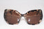 PRADA Womens Designer Sunglasses Brown Hexagonal SPR 16R UAO-3D0 15041