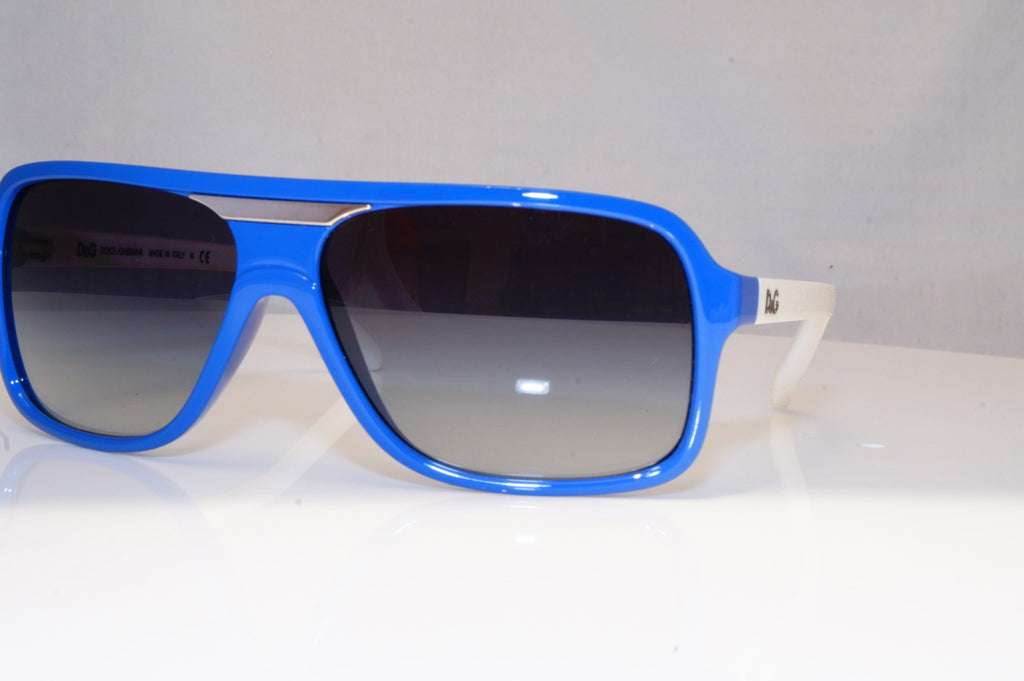 DOLCE & GABBANA Mens Designer Sunglasses Blue Square D&G 8068 1626/8G 18691