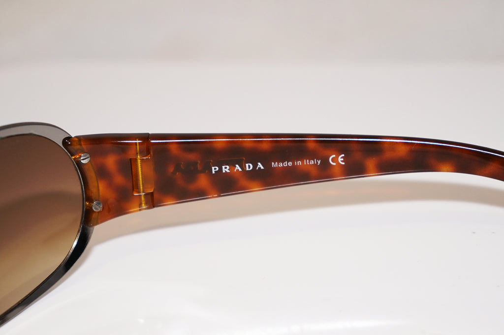 PRADA Mens Designer Sunglasses Brown Wrap SPR 70G 5AV-2Z1 16340