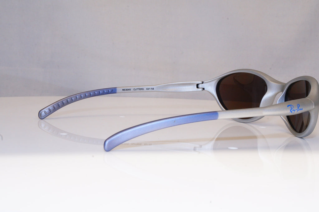 RAY-BAN Mens Mirror Vintage 1990 Designer Sunglasses Silver RB 2045 627/55 18685