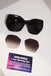 PRADA Womens Designer Sunglasses Black Hexagonal SPR 16R 1AB-0A7 15066