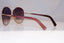 TOM FORD Womens Oversized Designer Sunglasses Gold Round Iva TF 394 28F 18697