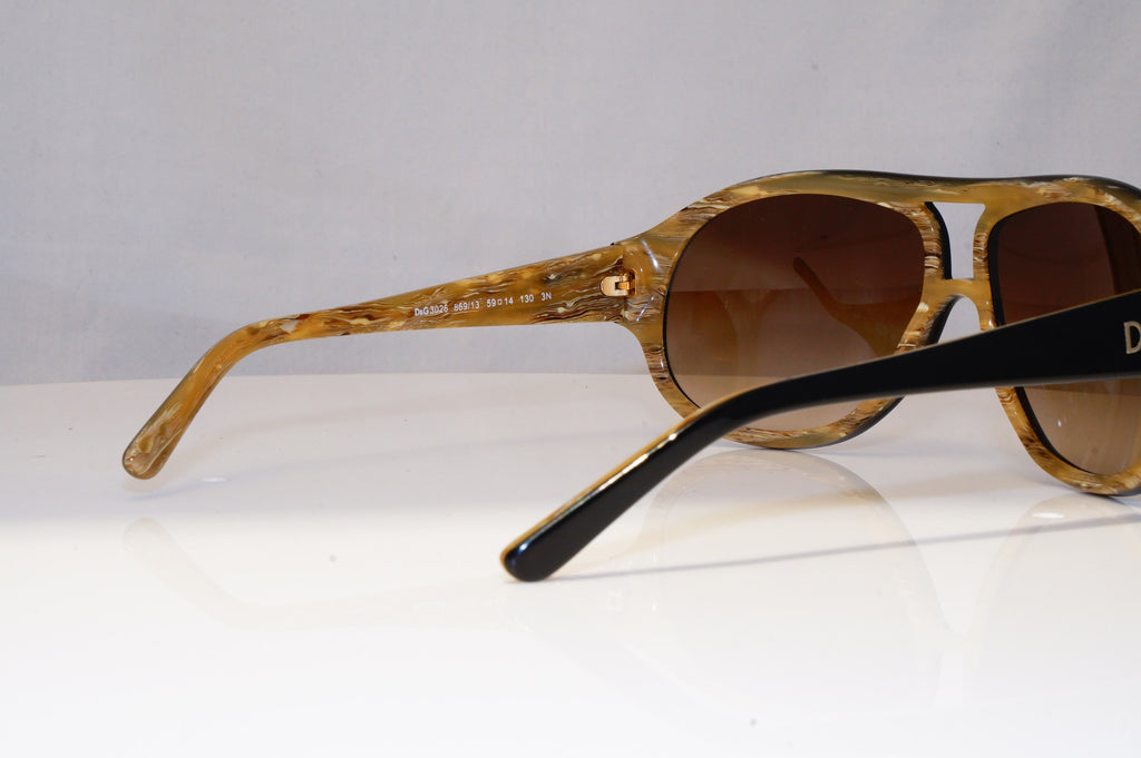 DOLCE & GABBANA Mens Womens Unisex Sunglasses Black Pilot D&G 3026 869/13 22121