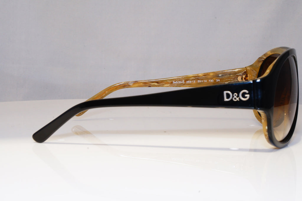 DOLCE & GABBANA Mens Womens Unisex Sunglasses Black Pilot D&G 3026 869/13 22121