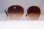 TOM FORD Womens Oversized Designer Sunglasses Gold Round Iva TF 394 28F 18697