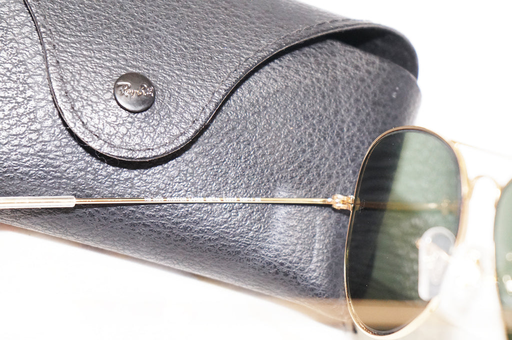 RAY-BAN Mens Unisex Designer Sunglasses Gold Aviator RB 3025 L0266 16204
