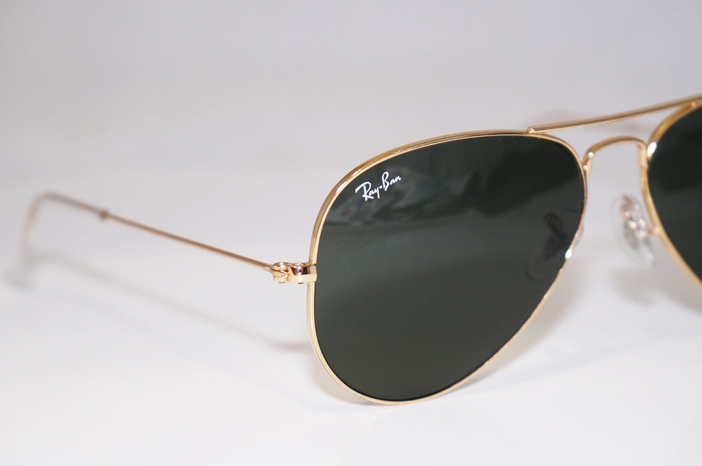 RAY-BAN Mens Unisex Designer Sunglasses Gold Aviator RB 3025 L0266 16204