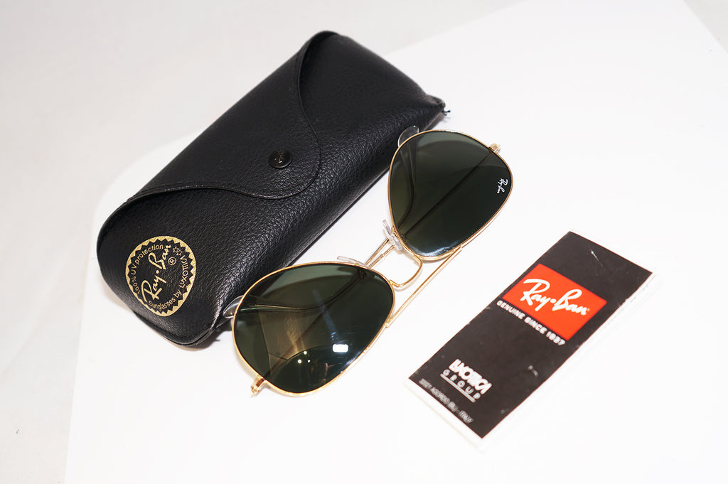 RAY-BAN Mens Unisex Designer Sunglasses Gold Aviator RB 3025 L0266 16204