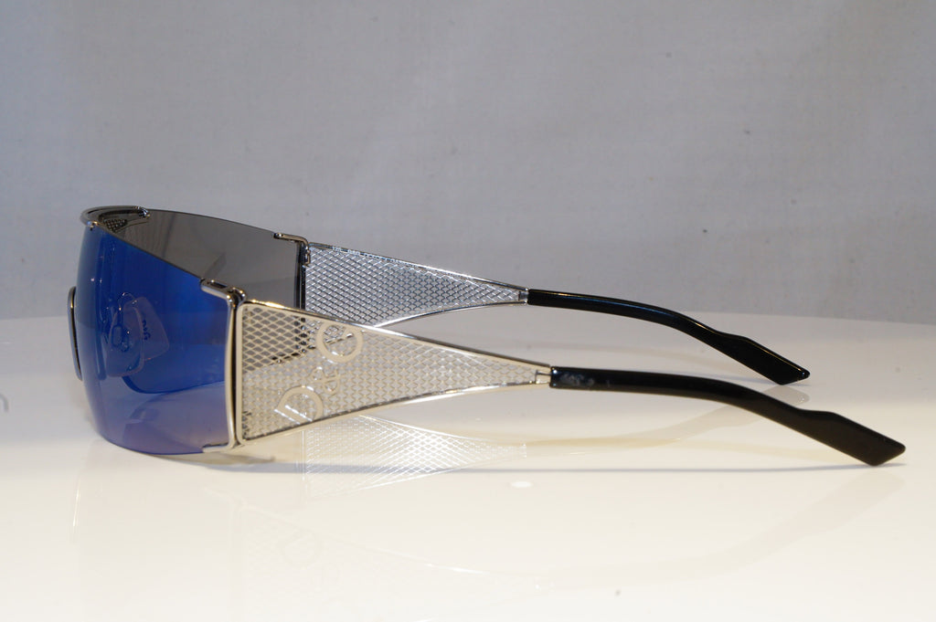 DOLCE & GABBANA Mens Designer Sunglasses Silver Shield MESH D&G 2138 G37 19515