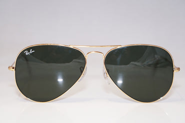 RAY-BAN Mens Unisex Designer Sunglasses Gold Aviator RB 3025 L0266 16204
