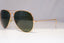 RAY-BAN Mens Designer Sunglasses Gold Pilot AVIATOR 62mm RB 3025 001 22094