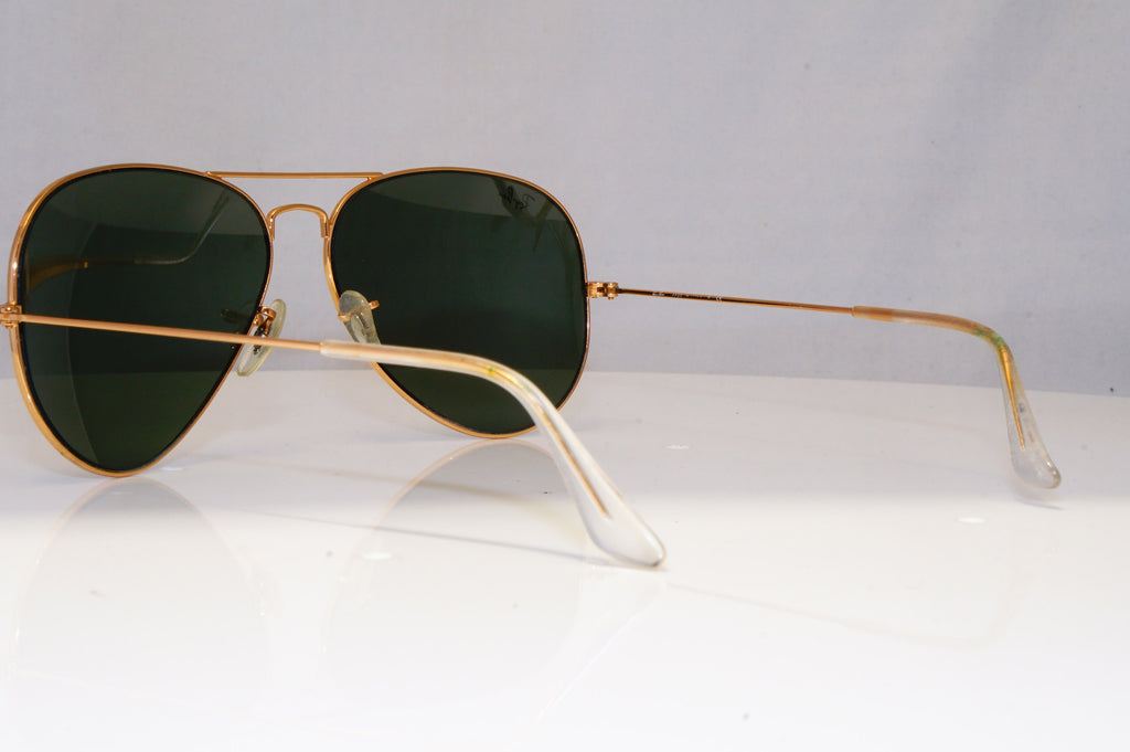RAY-BAN Mens Designer Sunglasses Gold Pilot AVIATOR 62mm RB 3025 001 22094