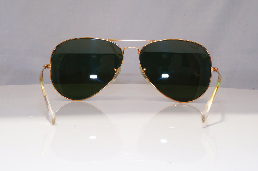 RAY-BAN Mens Designer Sunglasses Gold Pilot AVIATOR 62mm RB 3025 001 22094