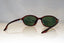 RAY-BAN Womens Vintage 1990 Designer Sunglasses Brown Oval W2838 BRN 16683
