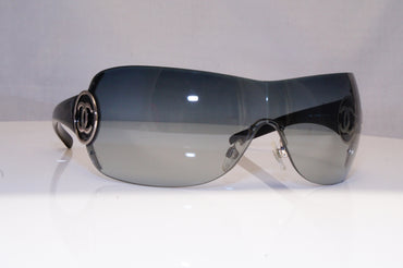CHANEL Womens Boxed Designer Sunglasses Black Shield 4145 127/8G 18684
