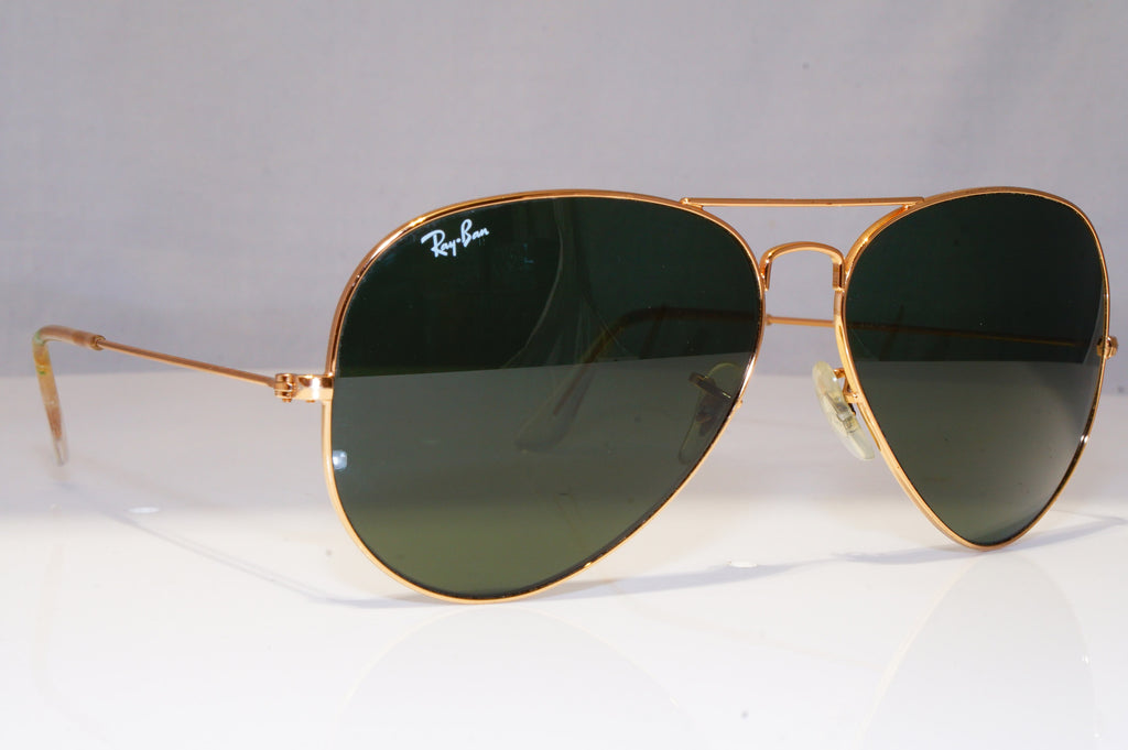 RAY-BAN Mens Designer Sunglasses Gold Pilot AVIATOR 62mm RB 3025 001 22094